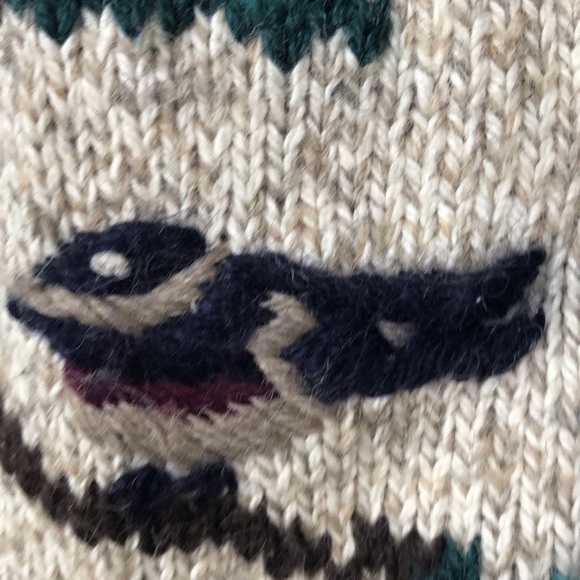 Northern Reflections chickadee embroidered button cardigan - Picture 7 of 9